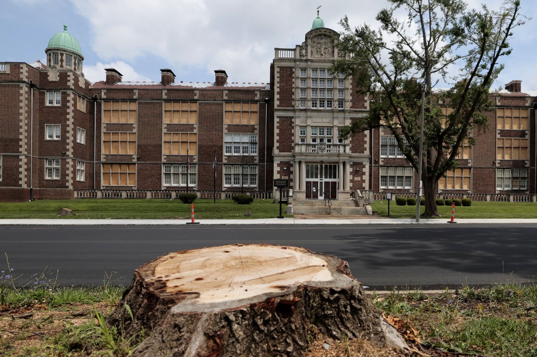 Soldan International Studies High School damaged by tornado